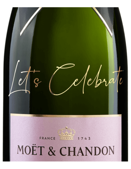 Moët & Chandon "Let's Celebrate" Limited Edition Rosé Impérial - 75 cl