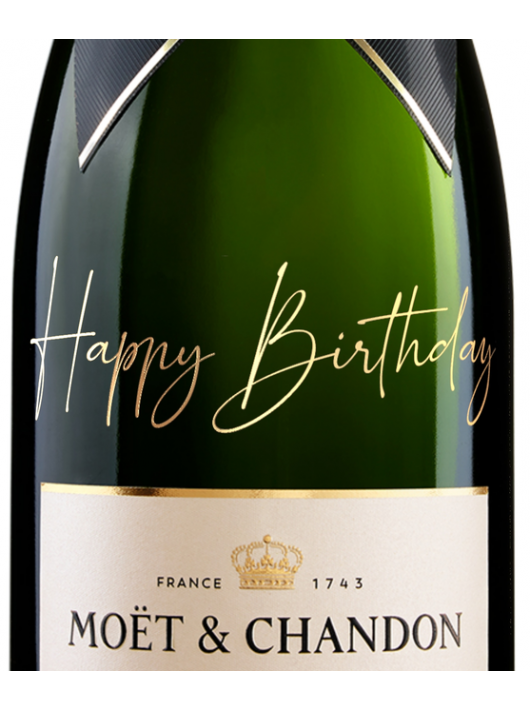 Moët & Chandon "Happy Birthday" brut Impérial Limited Edition - 75 cl