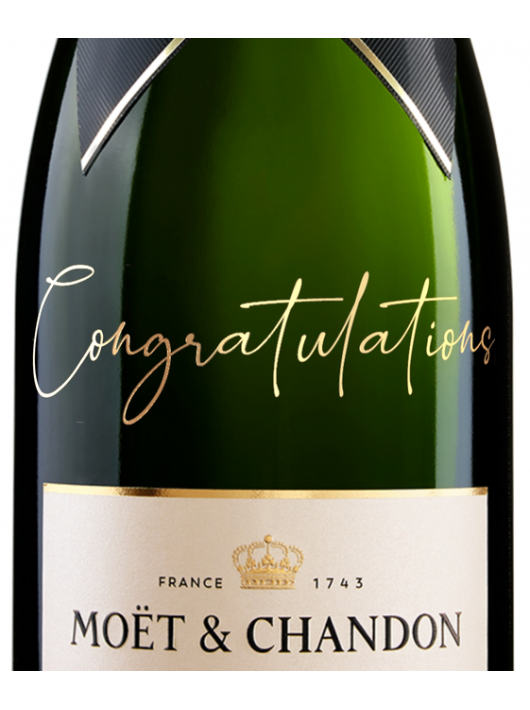 Moët & Chandon "Congratulations" brut Impérial Limited Edition - 75 cl