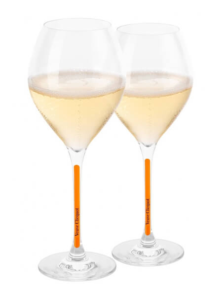 Veuve Clicquot Set aus 2 Gläsern Clicquot + 1 Flasche Extra Old 4 - 1 x 75 cl