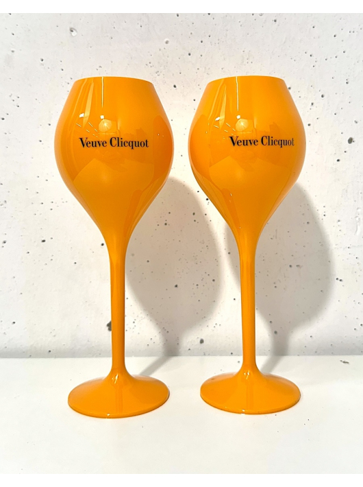 Veuve Clicquot Set 2 TRITAN Glasses & 1 Brut Yellow Card - 1 x 75 cl