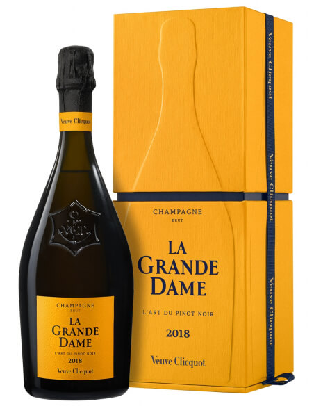 Veuve Clicquot Set 2 Gläser & La Grande Dame Brut Vintage 2018 - 75 cl