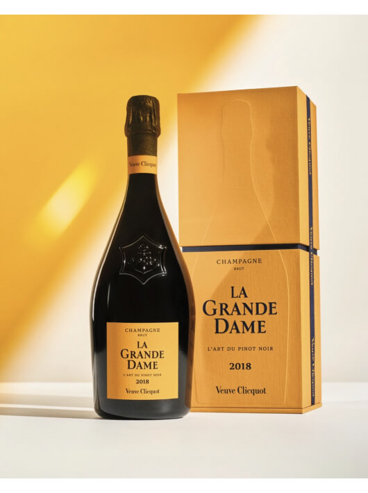 Veuve Clicquot Set 2 Gläser & La Grande Dame Brut Vintage 2018 - 75 cl