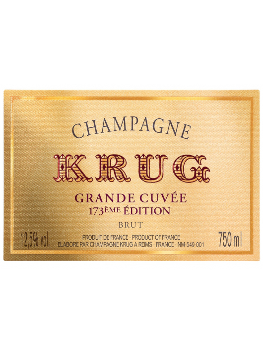 Krug Grande Cuvée 173ème Edition - 75 cl