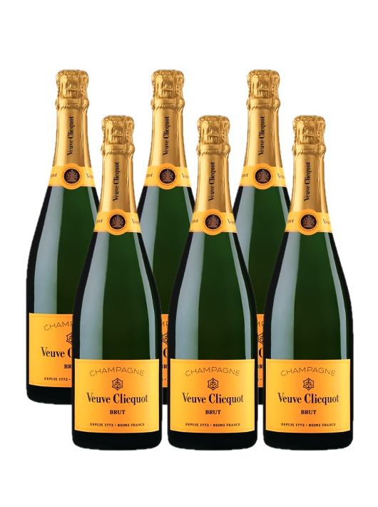 Veuve Clicquot Brut Carte Jaune - 6 x 75 CL