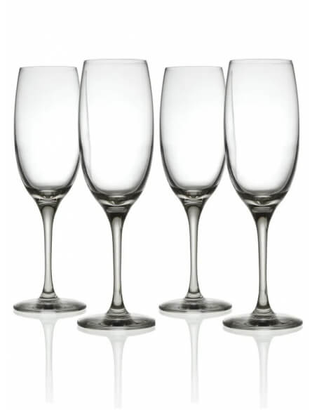 ALESSI 4 champagne glasses