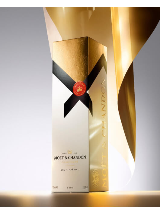 Moët & Chandon Set 2 Gläser & 1 Giftbox brut Impérial - 75 cl