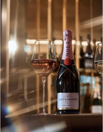 Moët & Chandon Set 2 Glasses & 1 Giftbox Rosé Impérial - 75 cl