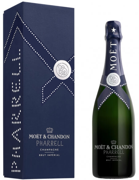 Moët & Chandon X PHARRELL WILLIAMS Set 2 Gläser & 2 Giftbox Brut & Nectar Impérial - 2 x 75 cl