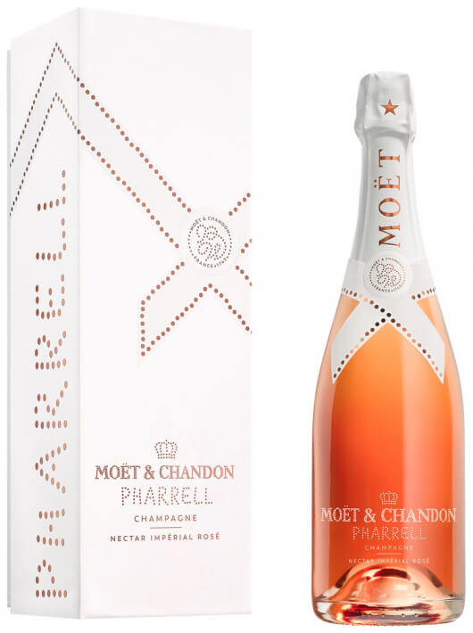 Moët & Chandon X PHARRELL WILLIAMS Set 2 Gläser & 2 Giftbox Brut & Nectar Impérial - 2 x 75 cl