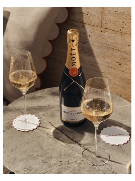 Moët & Chandon Set 2 Verres & 1 Coffrets brut Impérial - 75 cl