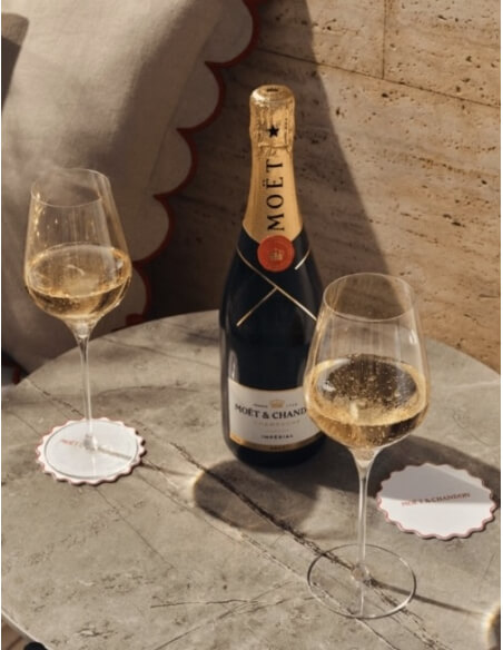 Moët & Chandon Set 2 Gläser & 1 Giftbox brut Impérial - 75 cl