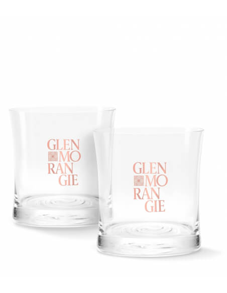 Whisky Glenmorangie Set 2 Tumblers & Original 12 years - 40% - 70 CL