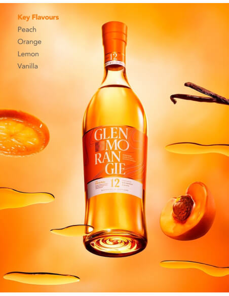 Whisky Glenmorangie Set 2 Tumblers & Original 12 years - 40% - 70 CL