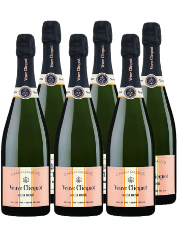 Veuve Clicquot Rich rosé ice - 6 x 75 cl