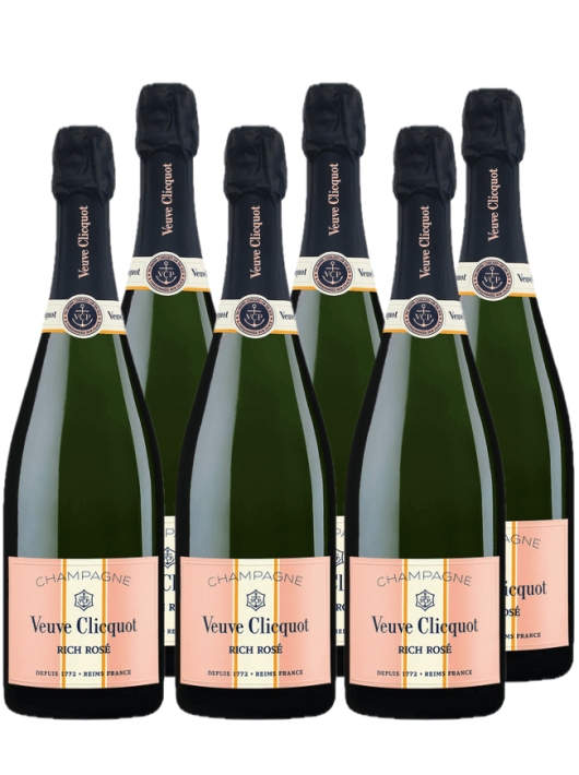 Veuve Clicquot Rich rosé ice - 6 x 75 cl
