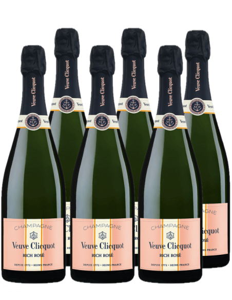 Veuve Clicquot Rich rosé ice - 6 x 75 cl