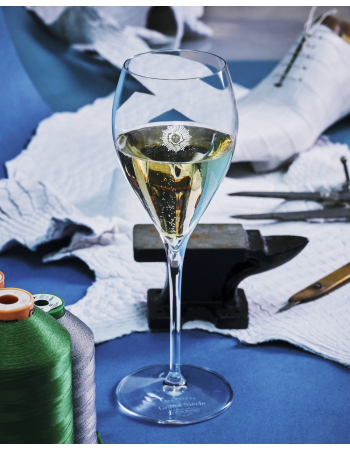 Laurent-Perrier 2 Gläser Grand Siècle 33 cl mit Markierung 10 cl 2