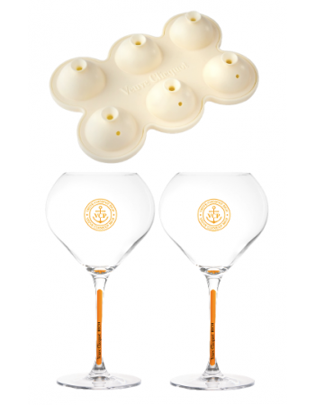 Veuve Clicquot Set ICE BUCKET RICH & 2 Verres & Moule à Glaçon & 2 Rich Rosé & 2 Rich - 4 x 75 cl 2