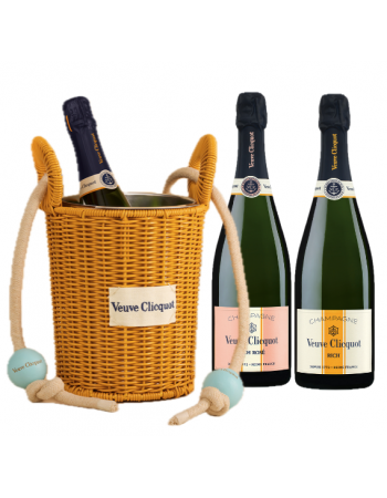 Veuve Clicquot Set ICE BUCKET RICH & 2 Glasses & Rich Ice Mold & 2 Rich Rosé & 2 Rich - 4 x 75 cl