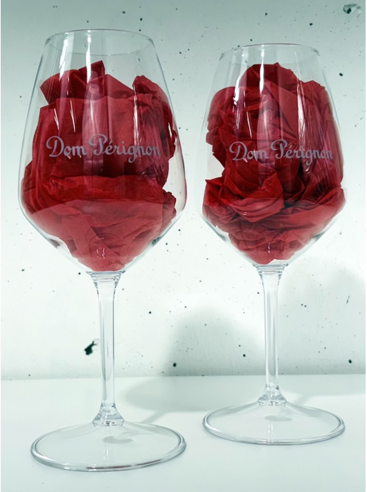 Dom Pérignon Set 2 Verres Tritan & 2 Bouteilles 2015 blanc - 2 x 75 cl