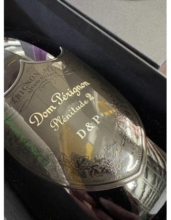 Dom Pérignon P2 Vintage 2006 Giftbox & Personalised bottle with engraving on metal shield - 75 cl 2