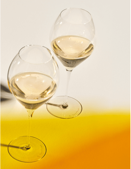 Veuve Clicquot 2 prestige glasses La Grande Dame