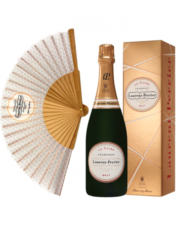Laurent-Perrier Set 1 Hand-Fan & La Cuvée brut - 75 cl