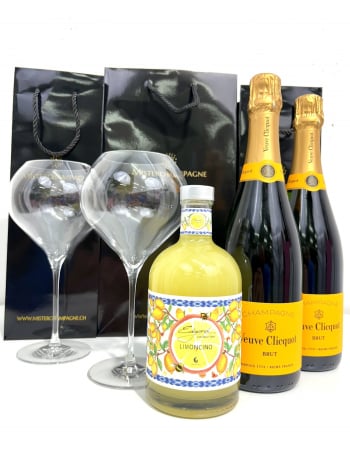 Veuve Clicquot Package "Clicquot'Cino" Cocktail By Edgard Bovier