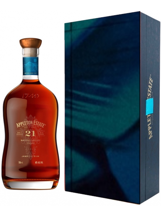 RUM Appleton Estate N°185/200 - 21 YEARS x BOOGIE LIMITED EDITION - 43% - 70 CL