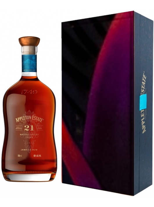 RUM Appleton Estate N°153/200 - 21 YEARS x BOOGIE LIMITED EDITION - 43% - 70 CL