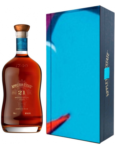 RUM Appleton Estate N°135/200 - 21 YEARS x BOOGIE LIMITED EDITION - 43% - 70 CL