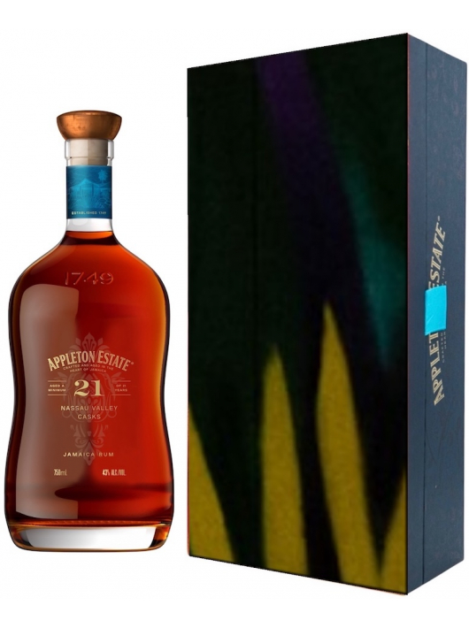 RUM Appleton Estate N°125/200 - 21 YEARS x BOOGIE LIMITED EDITION - 43% - 70 CL