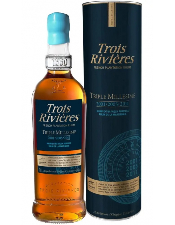 RHUM TROIS RIVIÈRES Triple Millésime 2001/2005/2011 - 42% - 70 cl