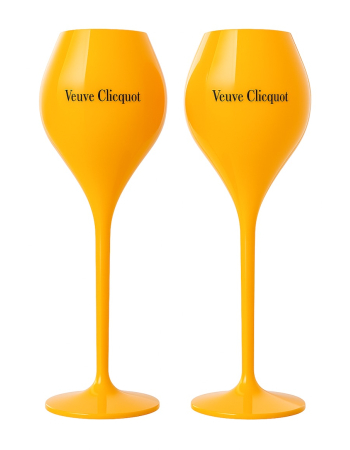 Veuve Clicquot Set 2 TRITAN Glasses & 6 Brut Yellow Card - 6 x 75 cl 2