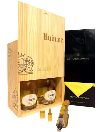 Ruinart Personalisation WOODEN box with up to 6 gold letters 2