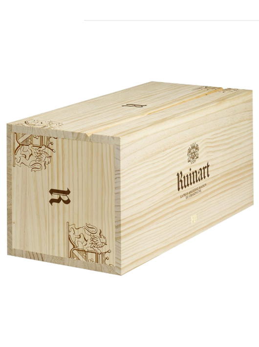 Ruinart Personnalisation Coffret BOIS 6 lettres dorées maximum