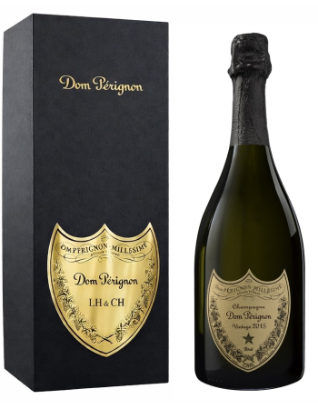 Dom Pérignon Vintage 2015 Personalisierte Giftbox mit Gravur auf Metallschild - 75 cl