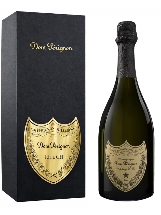Dom Pérignon Vintage 2015 Giftbox with engraving on metal shield - 75 cl