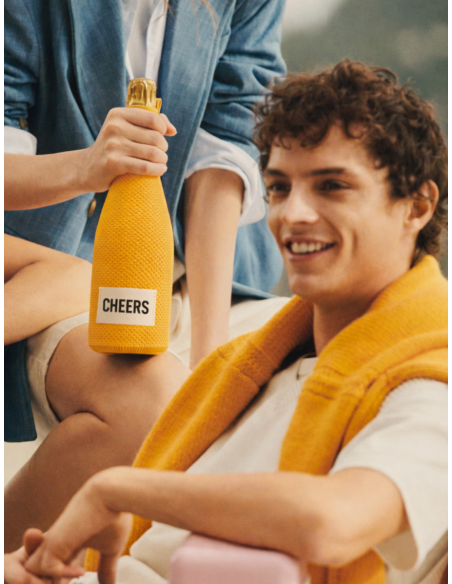 Veuve Clicquot Label Brut Ice Jacket "CHEERS" - 75 cl