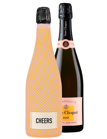 Veuve Clicquot Rosé Ice Jacket "CHEERS" - 75 cl