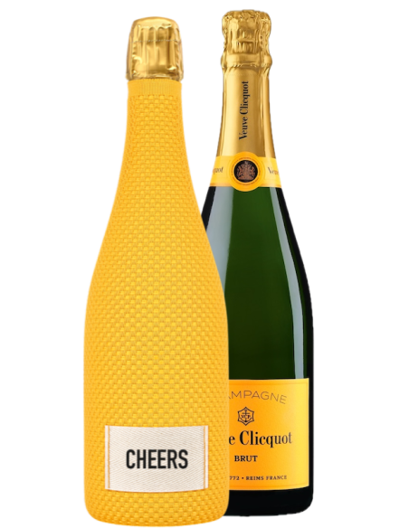 Veuve Clicquot Label Brut Ice Jacket "CHEERS" - 75 cl