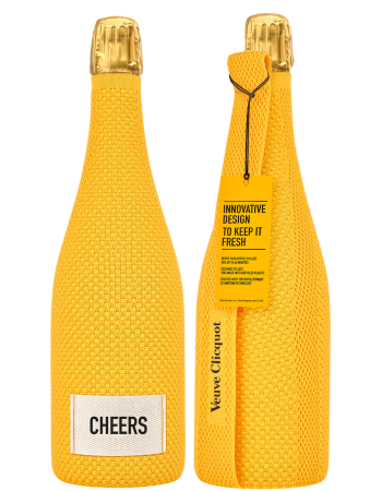 Veuve Clicquot Label Brut Ice Jacket "CHEERS" - 75 cl