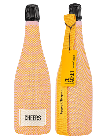 Veuve Clicquot Rosé Ice Jacket "CHEERS" - 75 cl
