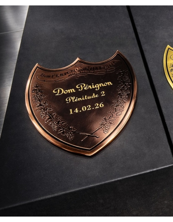 Dom Pérignon P2 Vintage 2006 Giftbox with engraving on metal shield - 75 cl 2