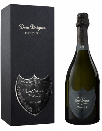 Dom Pérignon P2 Vintage 2006 Giftbox personnalisées avec gravures sur boucliers en métal - 75 cl