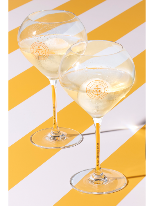 Veuve Clicquot 2 Glasses Rich