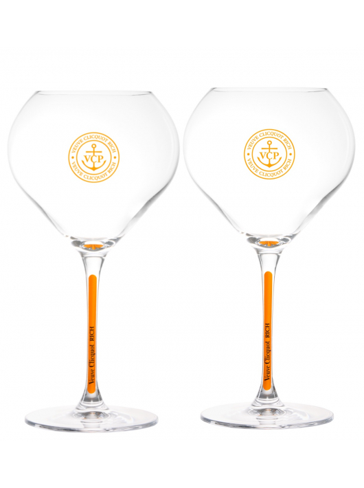 Veuve Clicquot 2 Glasses Rich