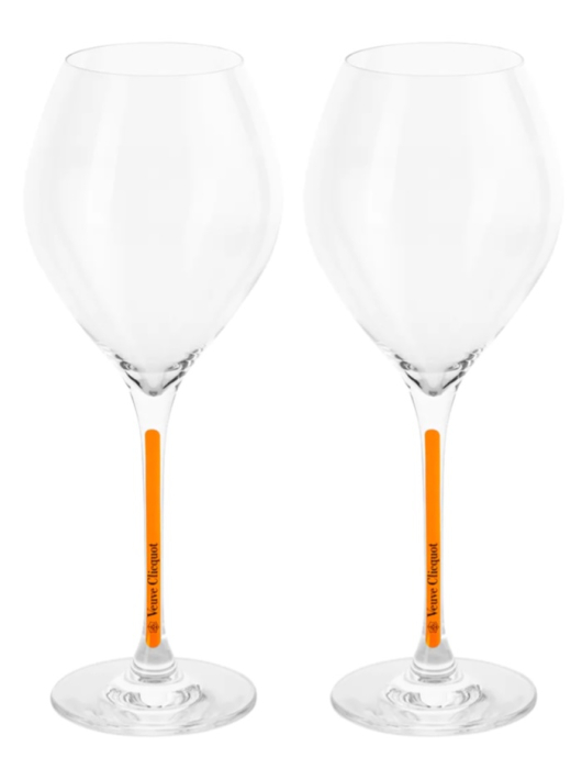 Veuve Clicquot Set 2 Gläser & 1 Rosé - 75 cl