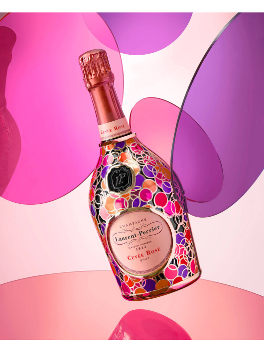 Laurent-Perrier Cuvée rosé Limited Edition "BUBBLES" - 75 cl
